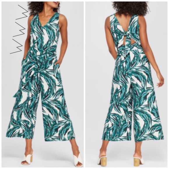 tropical pantsuit
